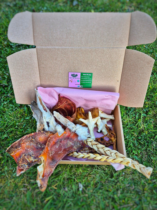 Natural treat variety box - Wild Paws and Claws