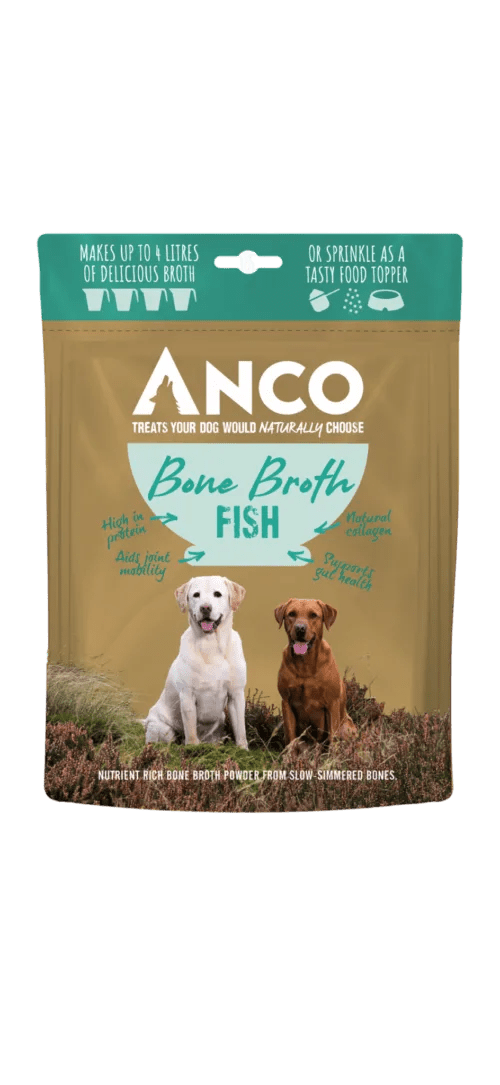 Anco Bone Broth Powder (120g) – Chicken, Beef, Pork or Fish - Wild Paws and Claws