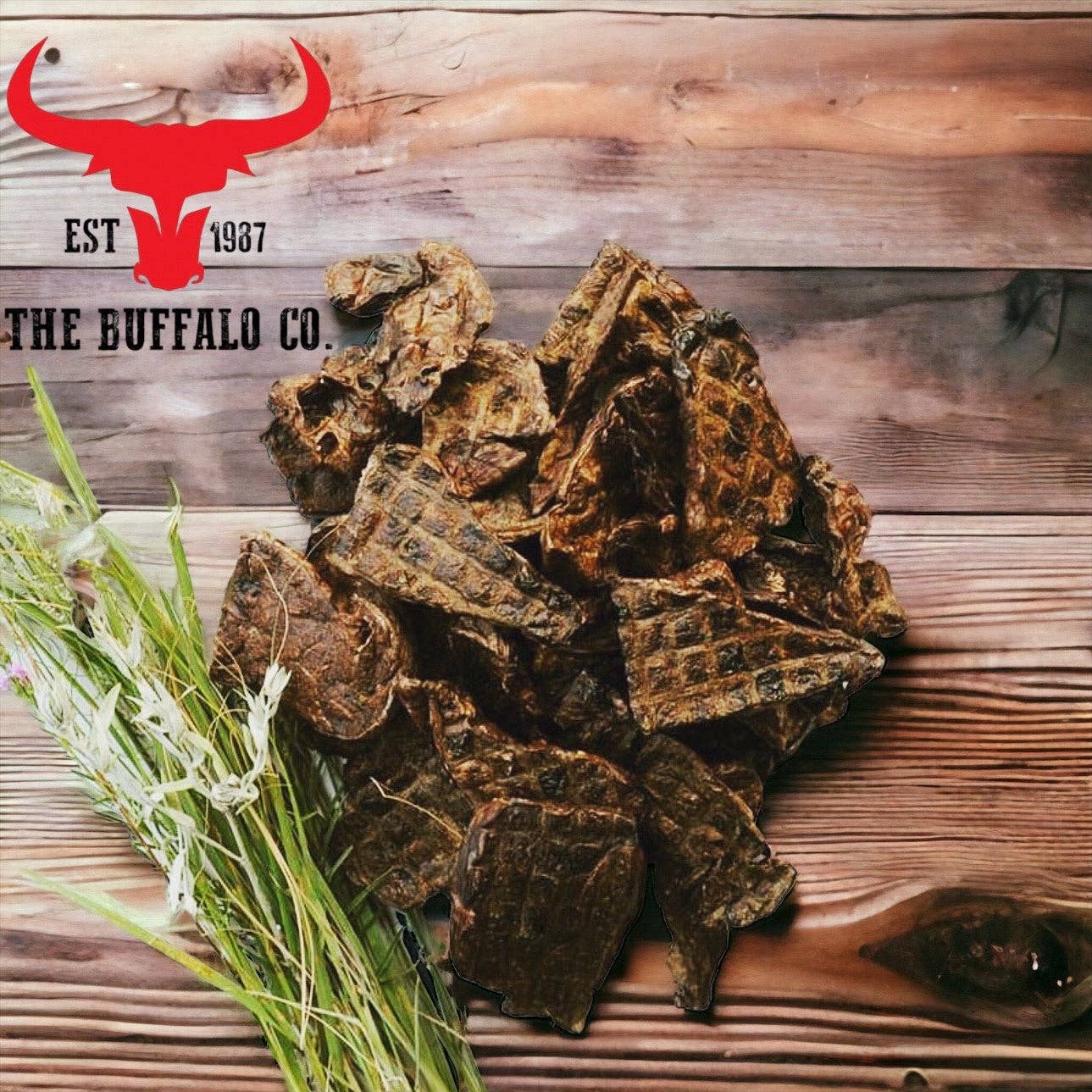 Buffalo Lung Steaks - Dog Treats - 100g - Wild Paws and Claws