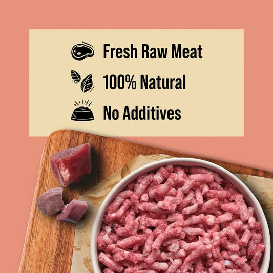 Dibo - Beef & Offal - Raw Dog Freeflow 1kg - Wild Paws and Claws