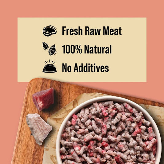 Dibo - Beef & Tripe - Raw Dog Freeflow 1kg - Wild Paws and Claws