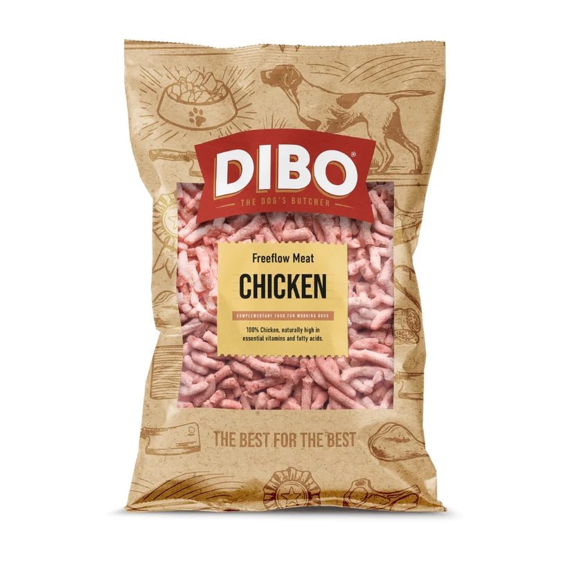 Dibo - Chicken- Raw Dog Freeflow 1kg - Wild Paws and Claws