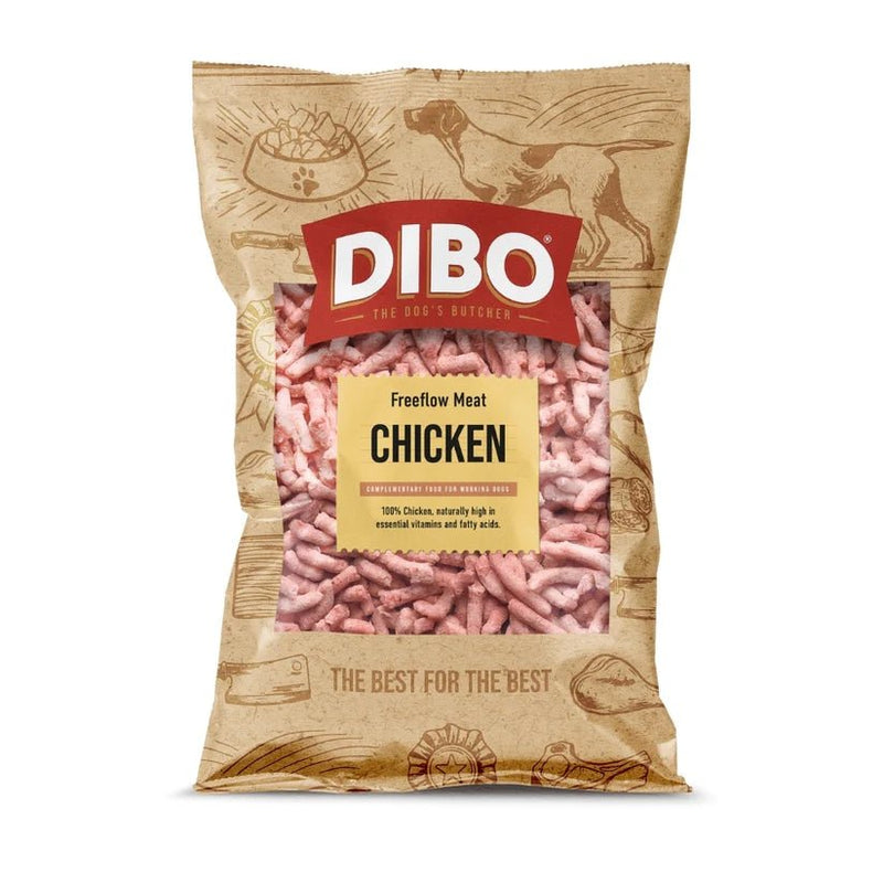 Dibo - Chicken- Raw Dog Freeflow 1kg - Wild Paws and Claws