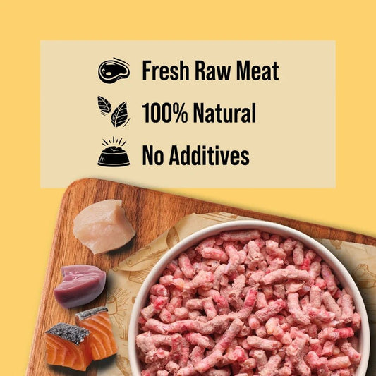 Dibo - Chicken, Salmon & Offal - Raw Dog Freeflow 1kg - Wild Paws and Claws
