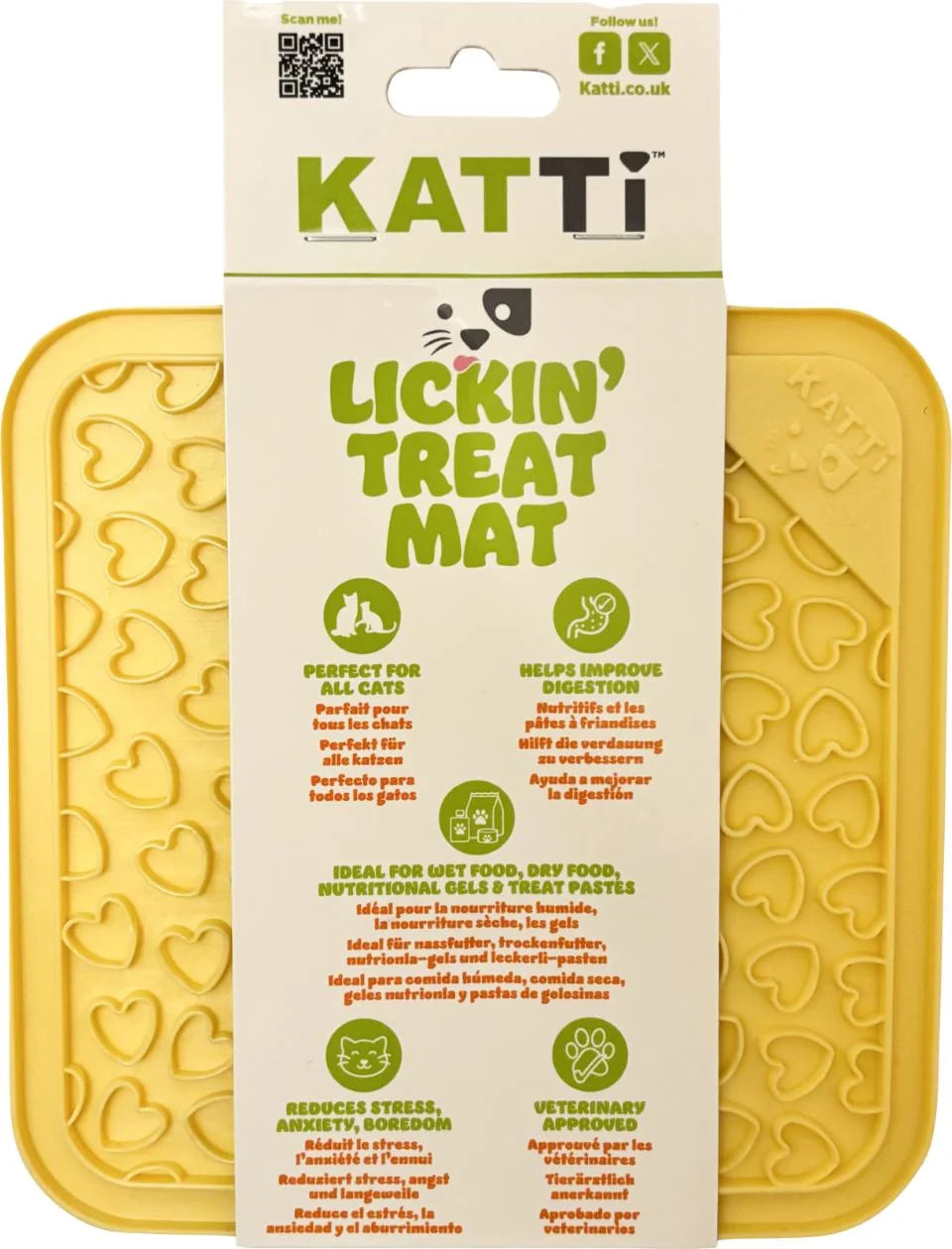 Katti Lick Mat Yellow