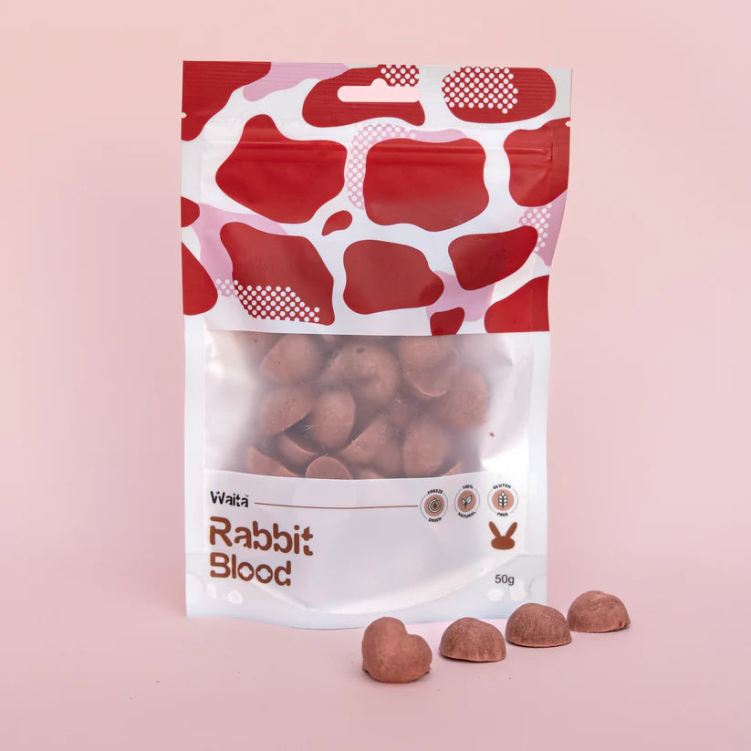 Freeze dried - Rabbit blood