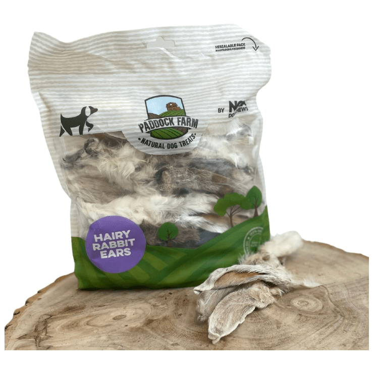 HAIRY RABBIT EARS - 200G - Wild Paws and Claws