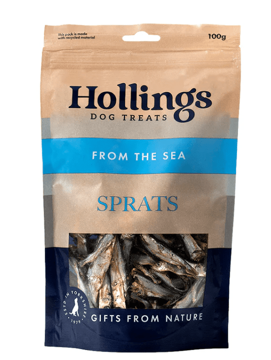 Hollings Sprats - 100g - Wild Paws and Claws