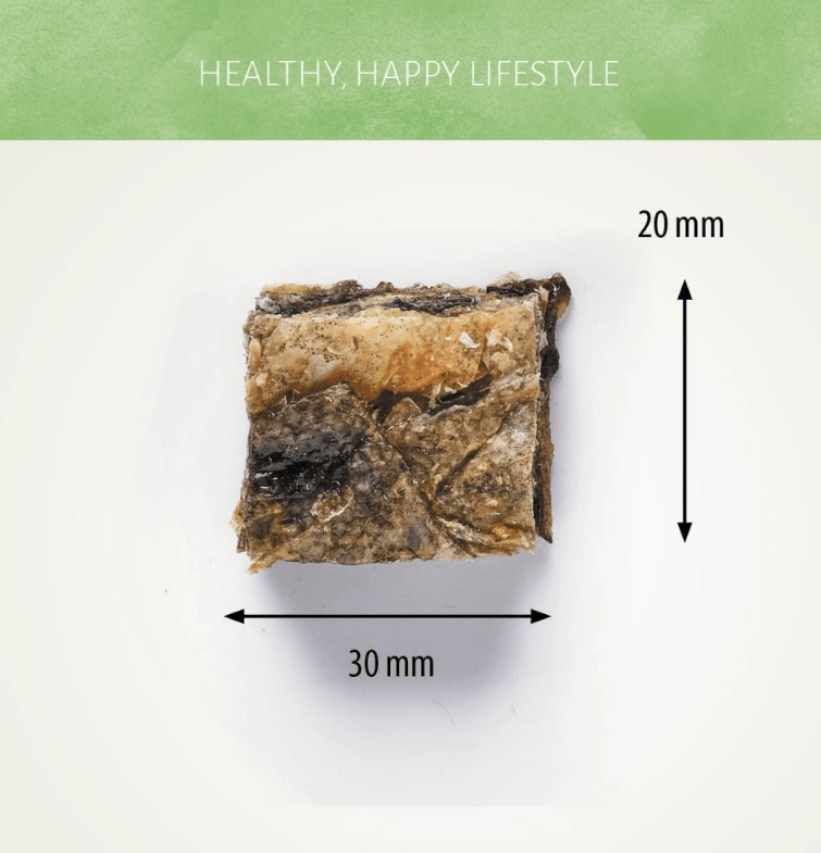 Natural Fish Squares β Healthy Treats (100g Bag) - Wild Paws and Claws