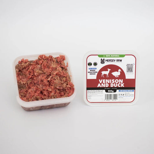 Mersey Raw - Venison & Duck - 1kg - Wild Paws and Claws
