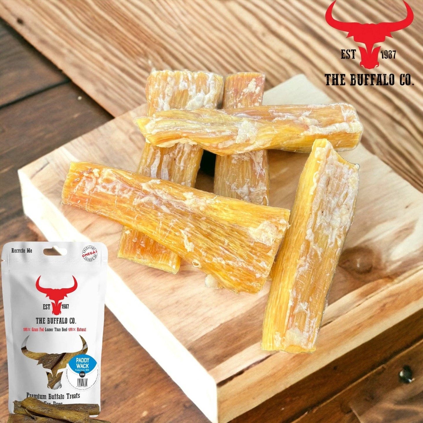 Buffalo Paddywack - Dog Treats - 100g - Wild Paws and Claws