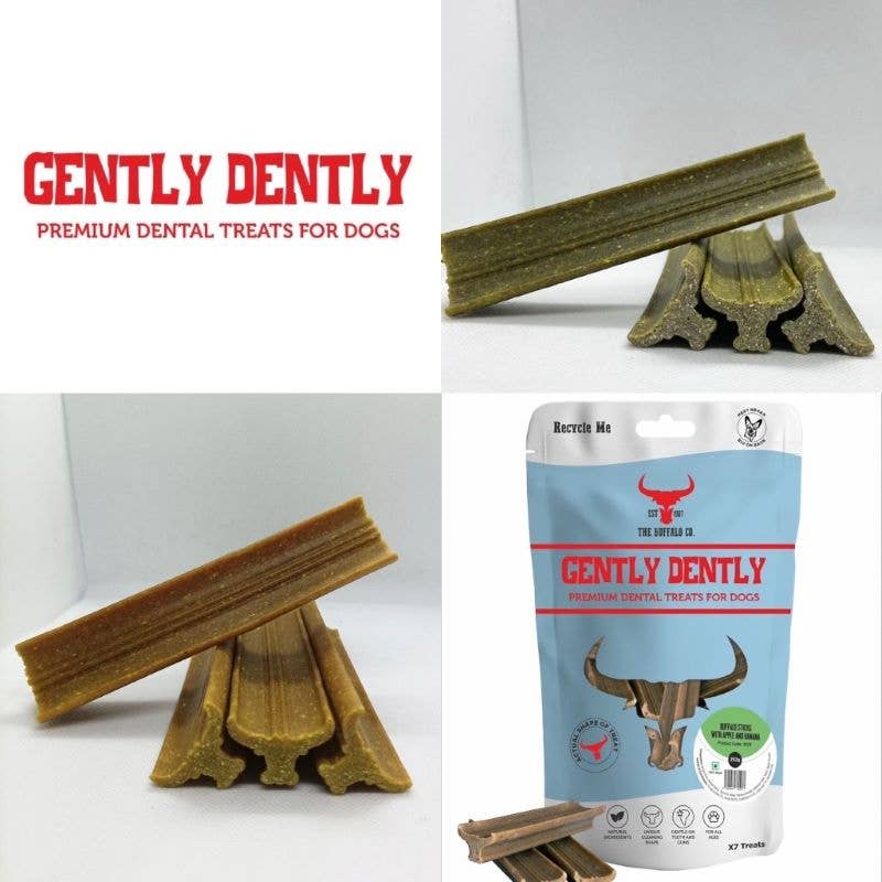 Gently Dently - Salmon Dental Treats for Dogs - Wild Paws and Claws