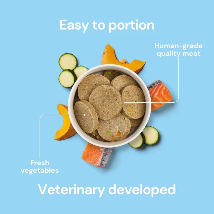 Nutriment Gently Cooked Salmon Medallions – Fresh, Human-Grade Nutrition - Wild Paws and Claws