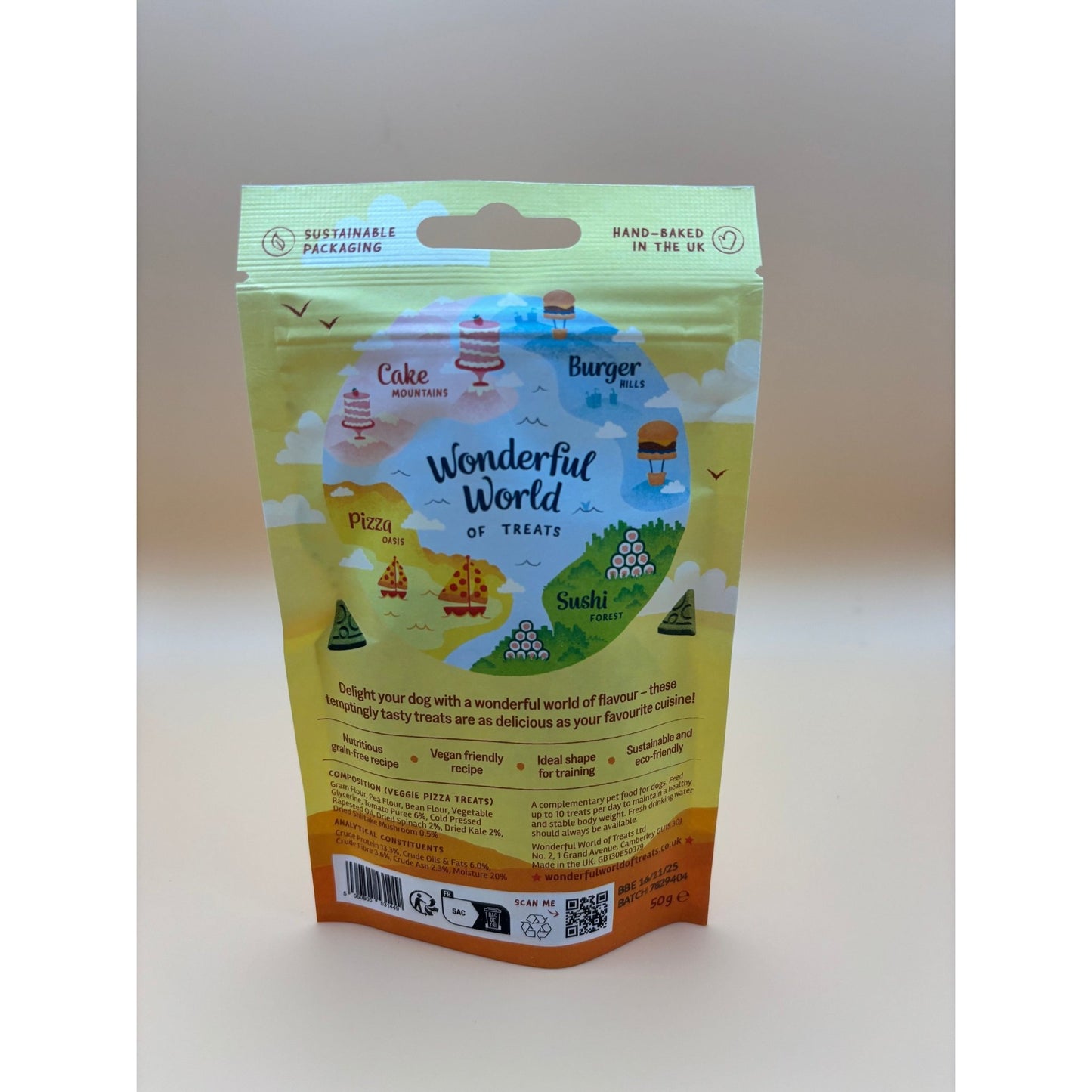 WONDERFUL WORLD OF TREATS - VEGGIE PIZZA - Wild Paws and Claws