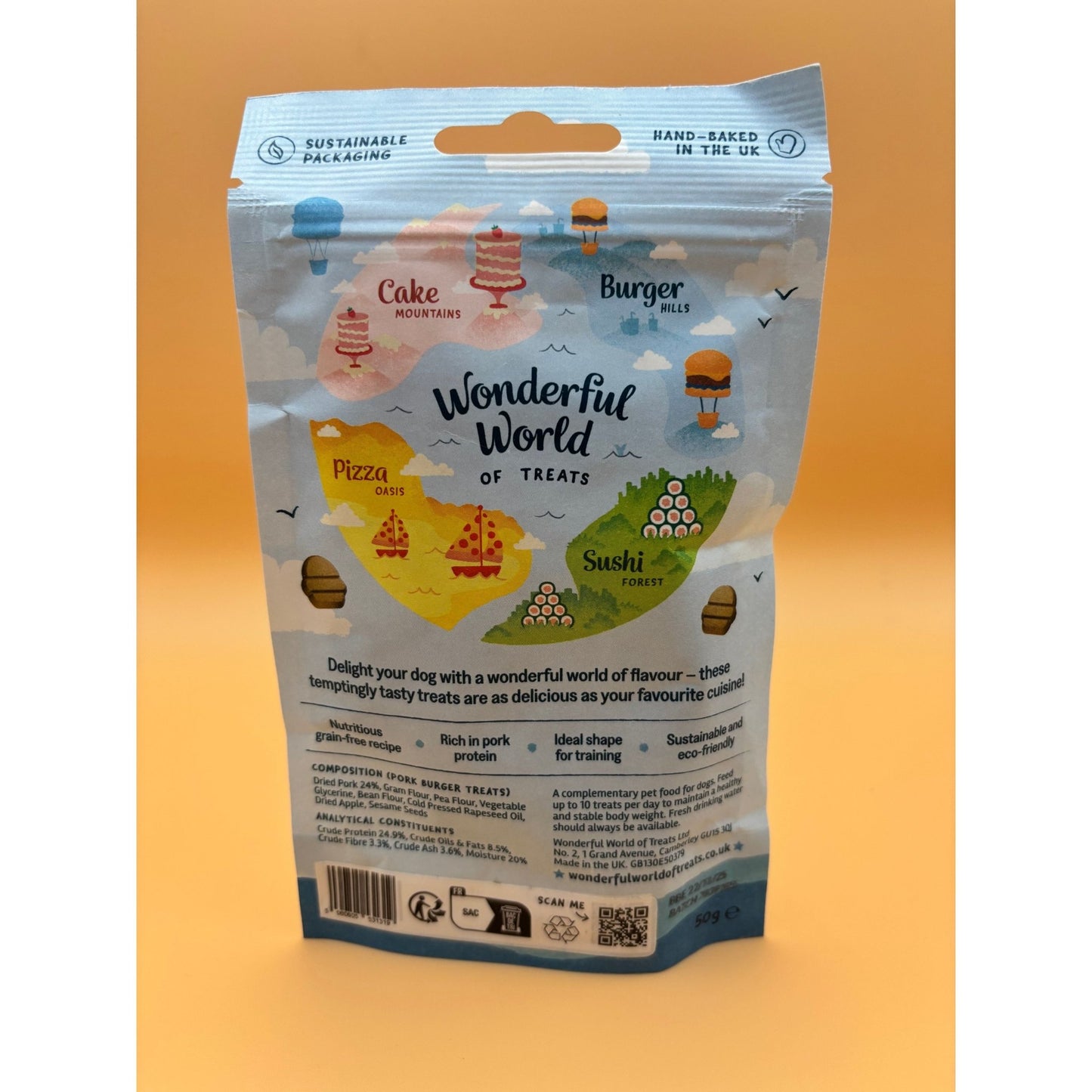 WONDERFUL WORLD OF TREATS - PORK BURGERS - Wild Paws and Claws