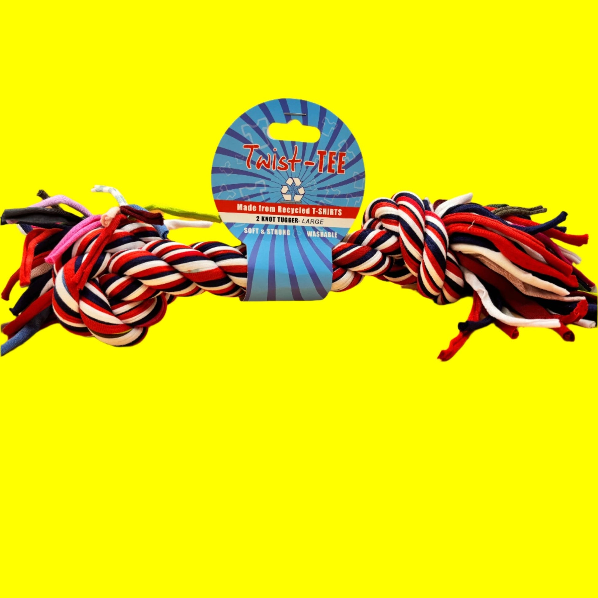TWIST - TEE ROPE TOY - LARGE - Wild Paws and Claws