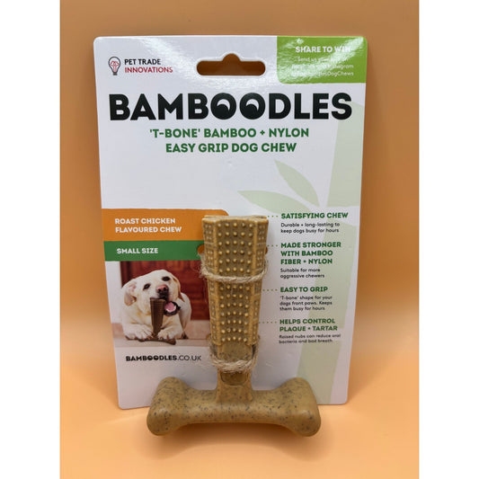 BAMBOODLES T - BONE CHEW - CHICKEN - Wild Paws and Claws