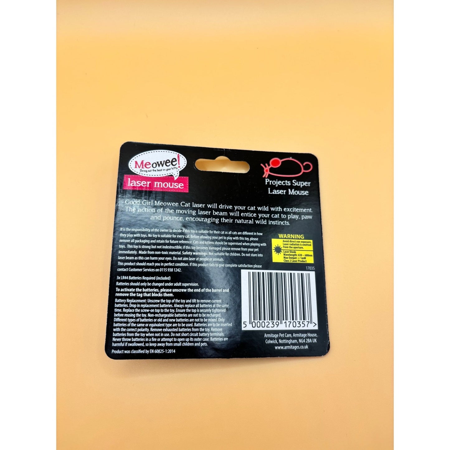 LASER MOUSE CAT TOY - Wild Paws and Claws