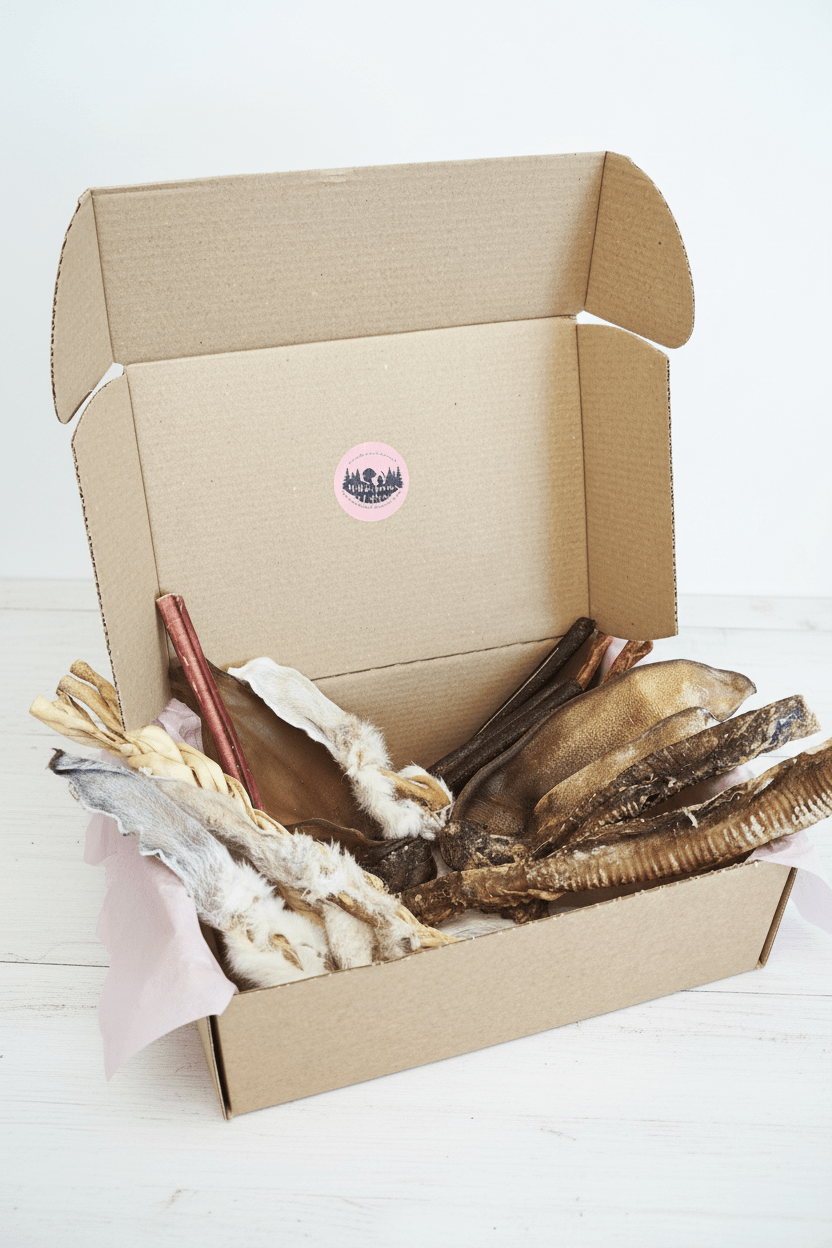 The Ultimate Chicken-Free Natural Treat Box (20 Pieces) - Wild Paws and Claws