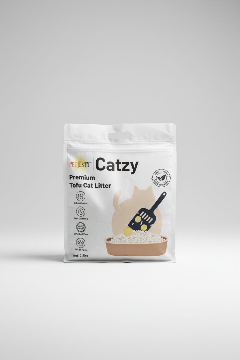Your PetJesty® Catzy Premium Tofu Cat Litter (2.5kg) - Wild Paws and Claws