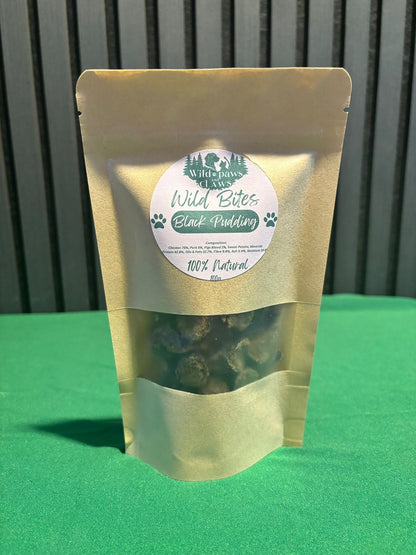 Gently air-dried, Grain-free, high-protein Wild Bites dog & cat treats are easy to digest and perfect for sensitive tummies.