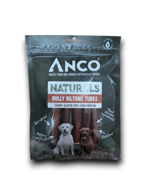 Anco Naturals Bully Biltong Tubes 5pcs - Wild Paws and Claws