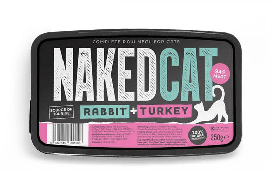 Naked Cat Rabbit & Turkey 350g - Wild Paws and Claws