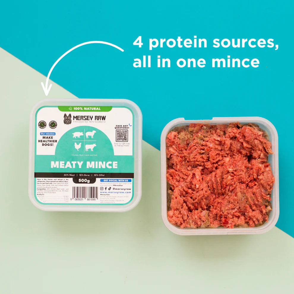Mersey Raw Meaty Mince 500g