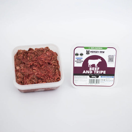 Mersey Raw - Beef and Tripe - 500g