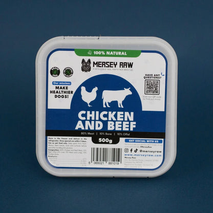 Mersey Raw - Chicken & Beef - 500g
