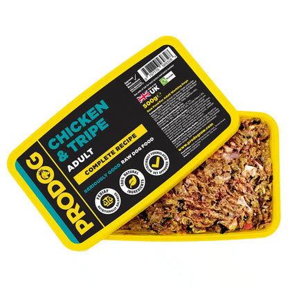Chicken & Tripe Complete Raw Dog Food Meal