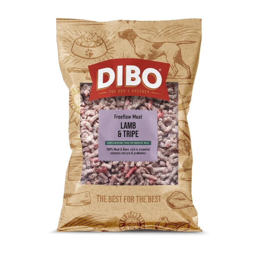 Dibo - Lamb & Tripe - Raw Dog Freeflow 1kg