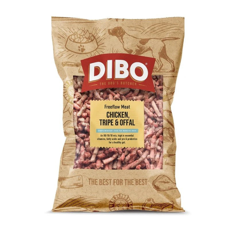Dibo - Chicken, Tripe & Offal - Raw Dog Freeflow 1kg - Wild Paws and Claws