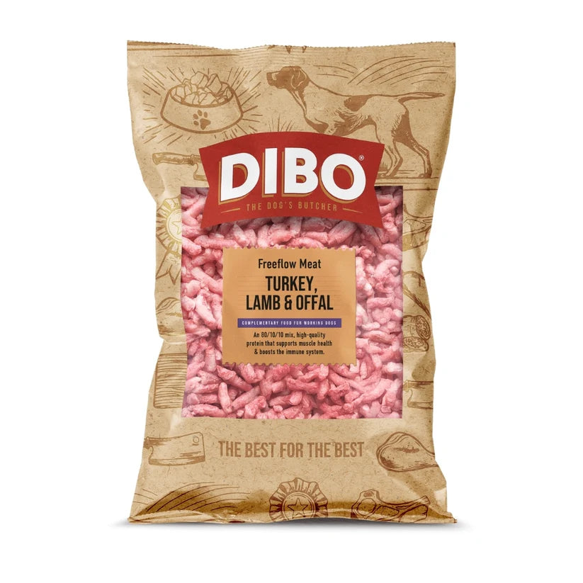 Dibo Turkey, Lamb & Offal freeflow 1kg