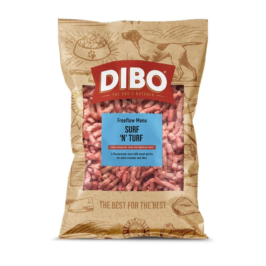 Dibo - Surf & Turf - Raw Dog Freeflow 1kg