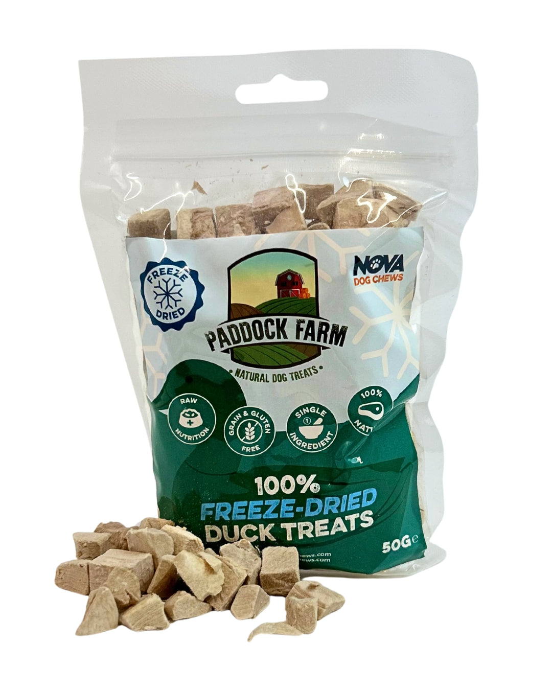 Freeze dried Duck treats - 50g