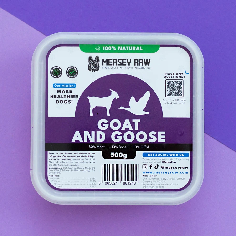 Mersey Raw Goat & Goose 500g