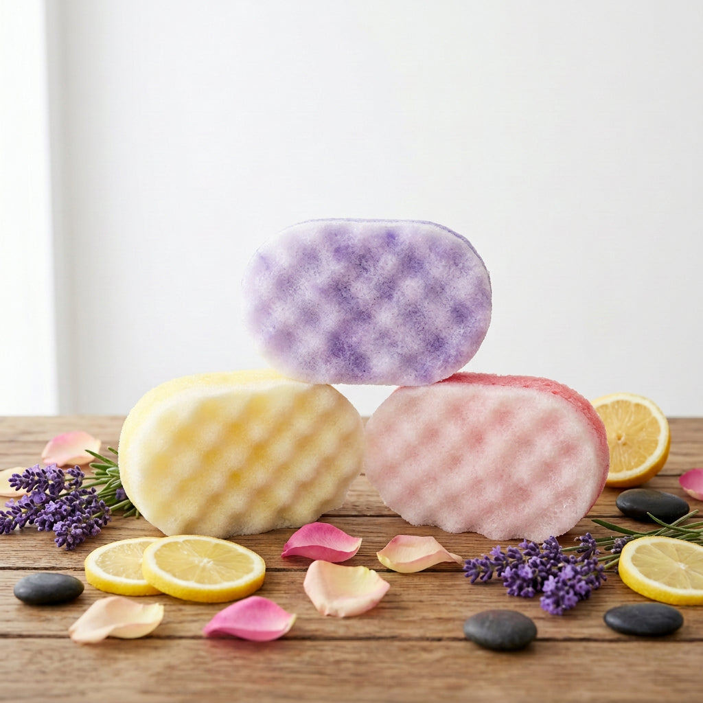 Botanical Essential Oil Infused Canine Soap Sponge - Lavender, Sandalwood or Cedarwood