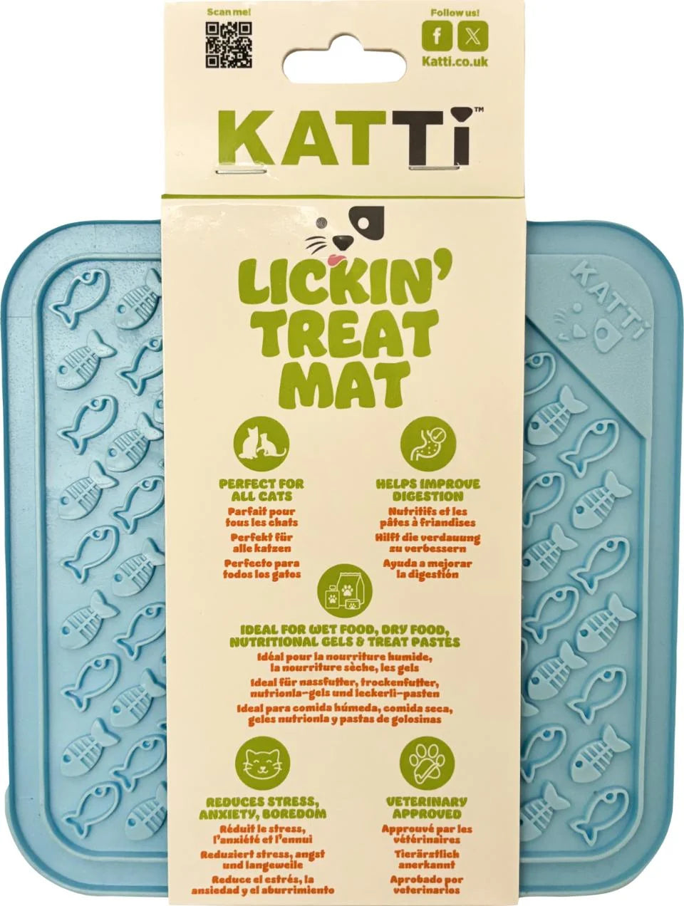 Katti Lick Mat Blue