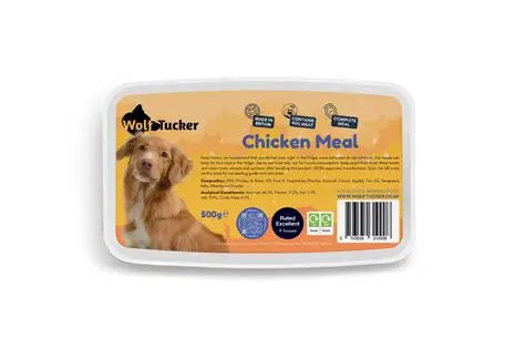 Wolf Tucker Chicken Meal 500g | Complete Raw Dog Food
