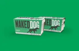 NAKEDDOG - Original Lamb - 1KG (2 x 500g) - Wild Paws and Claws