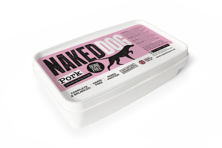 NAKEDDOG - Original Pork (Bone Free) - 1KG (2 x 500g) - Wild Paws and Claws