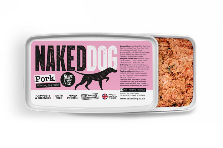 NAKEDDOG - Original Pork (Bone Free) - 1KG (2 x 500g)