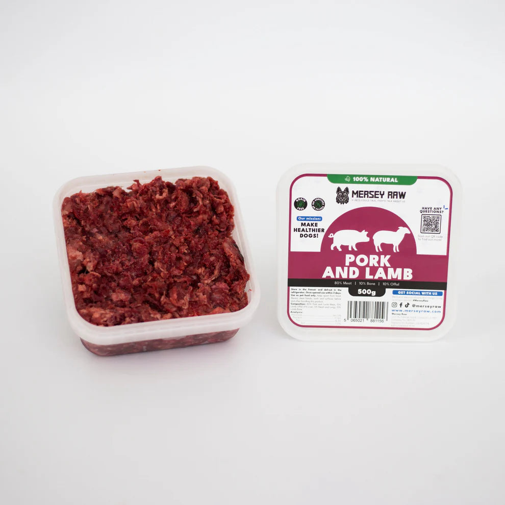 Mersey Raw - Pork & Lamb - 500g