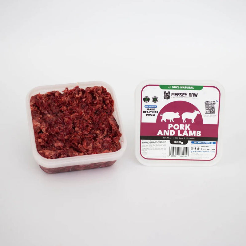 Mersey Raw - Pork & Lamb - 500g - Wild Paws and Claws