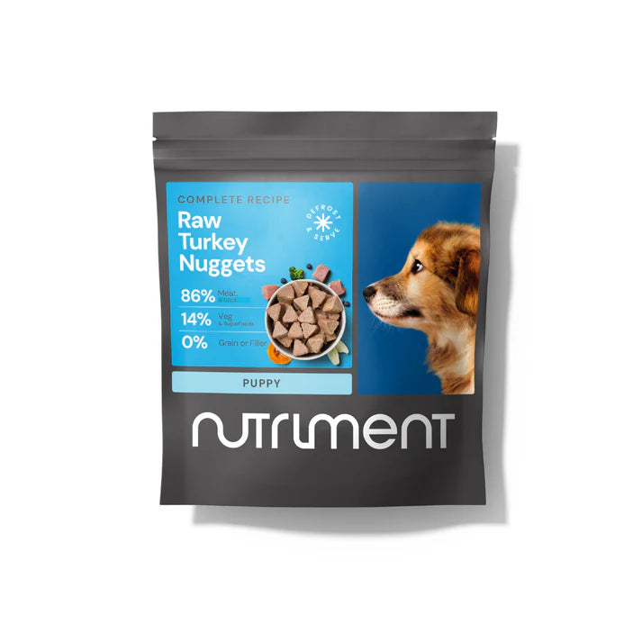 Nutriment - Puppy - Raw Turkey nuggets 1kg