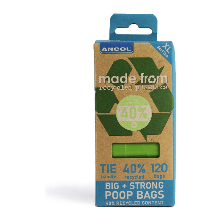 ANCOL BIG+STRONG POOP BAGS - 120 - Wild Paws and Claws