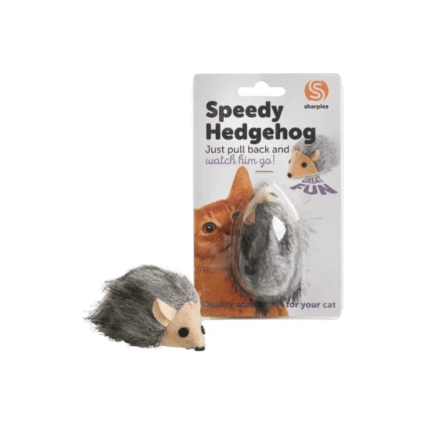 SHARPLES SPEEDY HEDGEHOG CAT TOY - Wild Paws and Claws