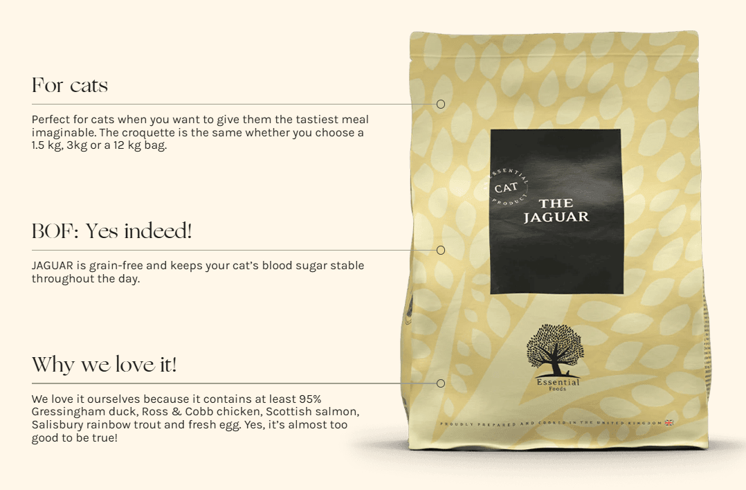 ESSENTIAL THE JAGUAR - CAT FOOD - Wild Paws and Claws