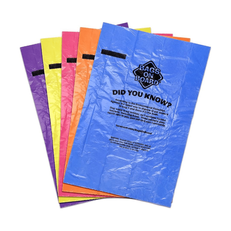 Bags on Board Strong Leak-Proof Dog Poop Bags - Wild Paws and Claws